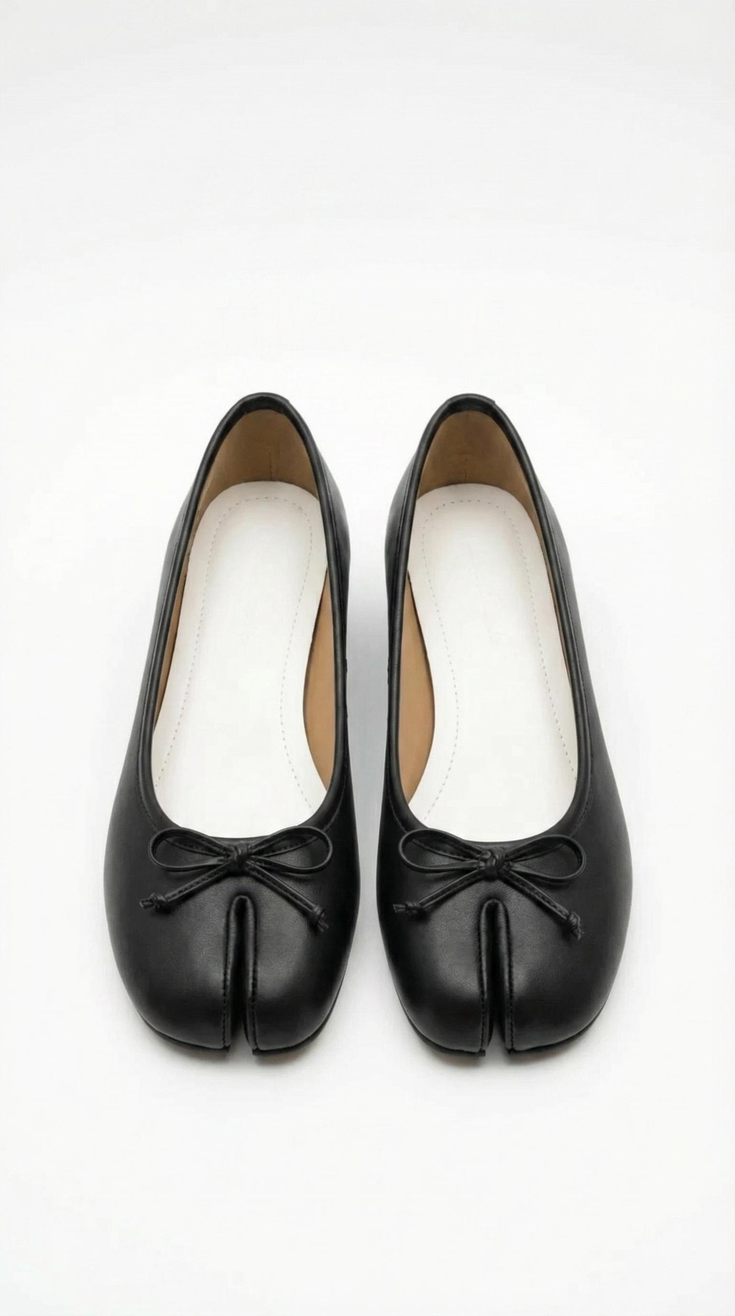 Black Bow Tie Tabi Pump